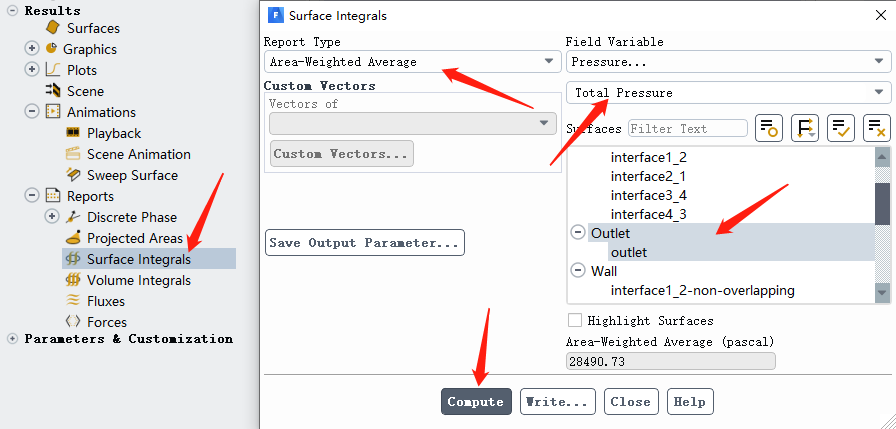 Fluent泵计算后处理